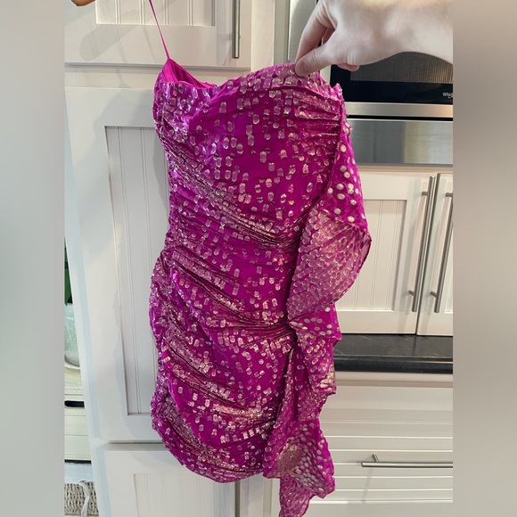 Ramy Brook Talia Silk Mini Dress S - Picture 4 of 5